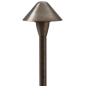 PL005 Halogen | Brass Tiki 5" Path Light