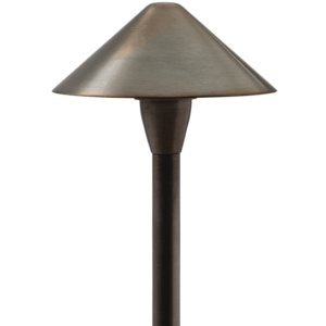 PL006 LED-TF | Turtle Friendly Brass Tiki 7" Path Light